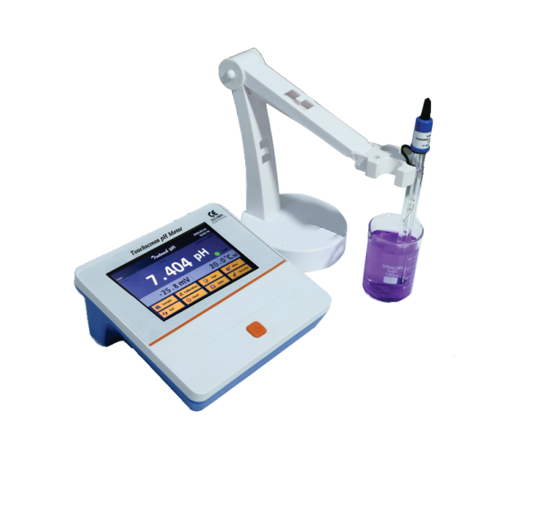 Touch Screen Microprocessor pH/Temperature/mv Meter