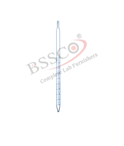 Pipette, Graduated, Double Tested Amber Colour Serological Type USP, 2Ml  Pack of (Pcs) : 10