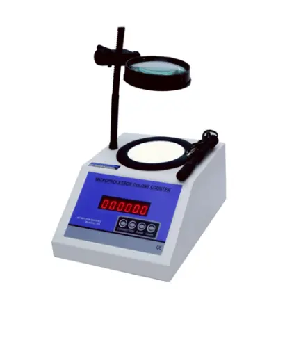 Microprocessor Colony Counter 6 digit LED display